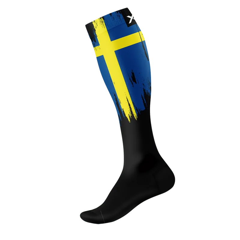 Sox Sweden splash Black kompression