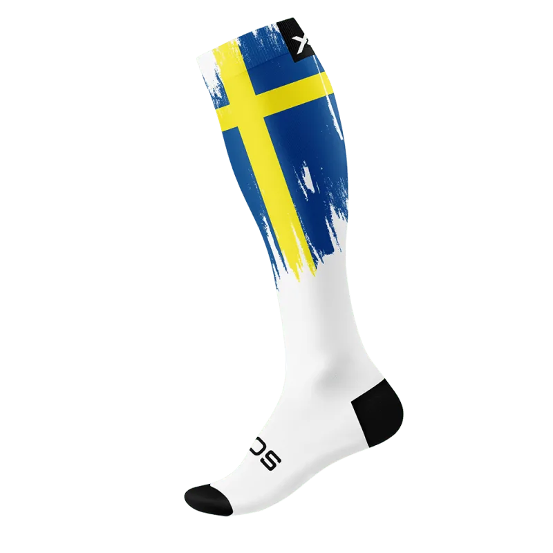 Sox Sweden splash White kompression