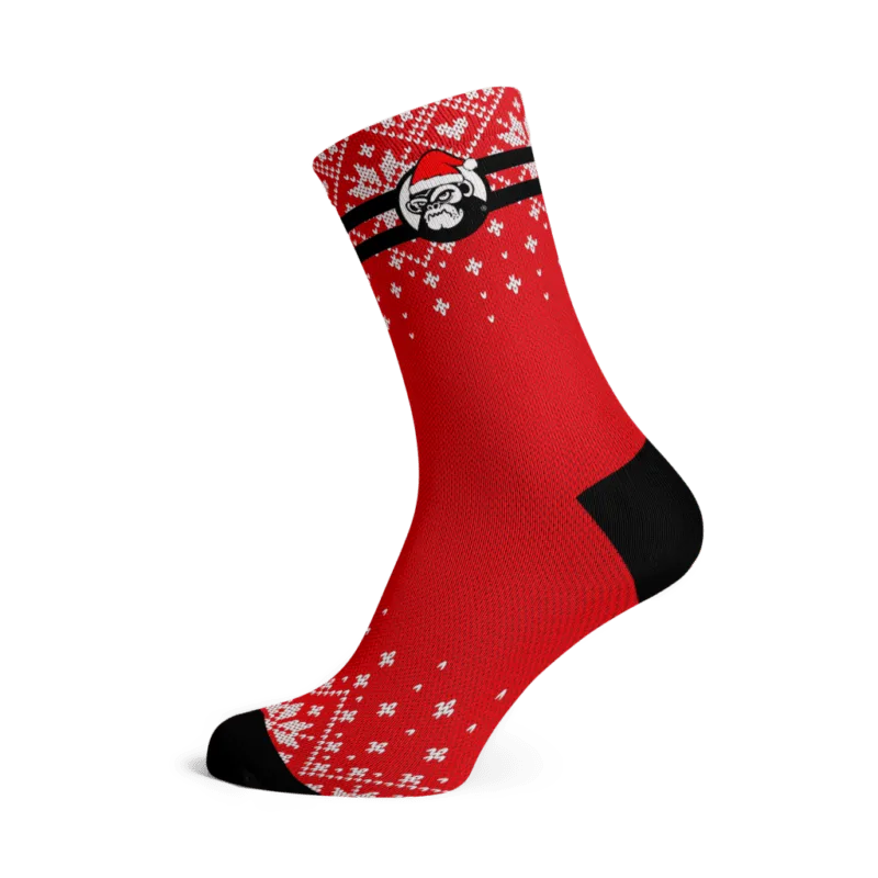 Grumpy Monkey Christmas socks