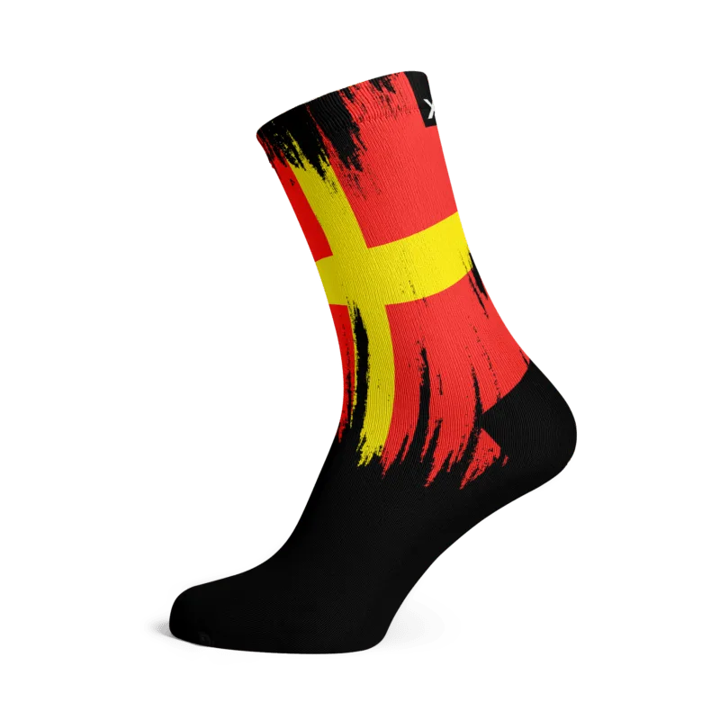 Sox Skåne flagga Splash svart