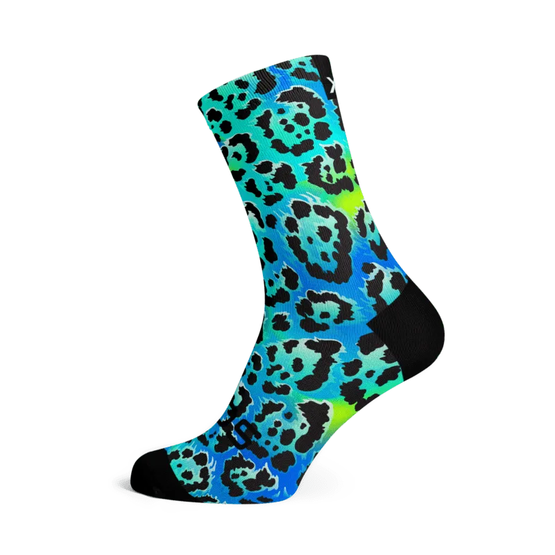 Sox Electric Leopard Blue