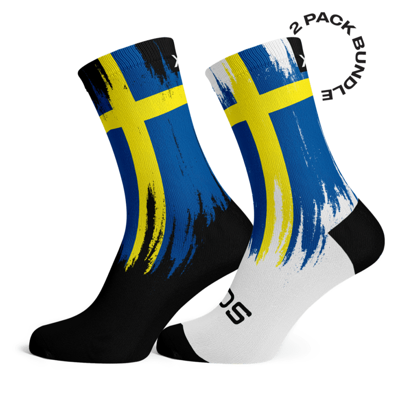 Sox Sweden splash white & black kids pack