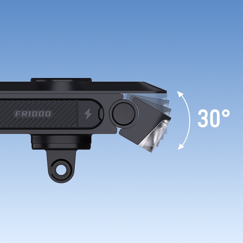Alternative view of Ravemen FR1000 framlampa