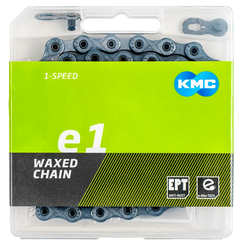 KMC Cykelkedja e1 EPT WAXED Long