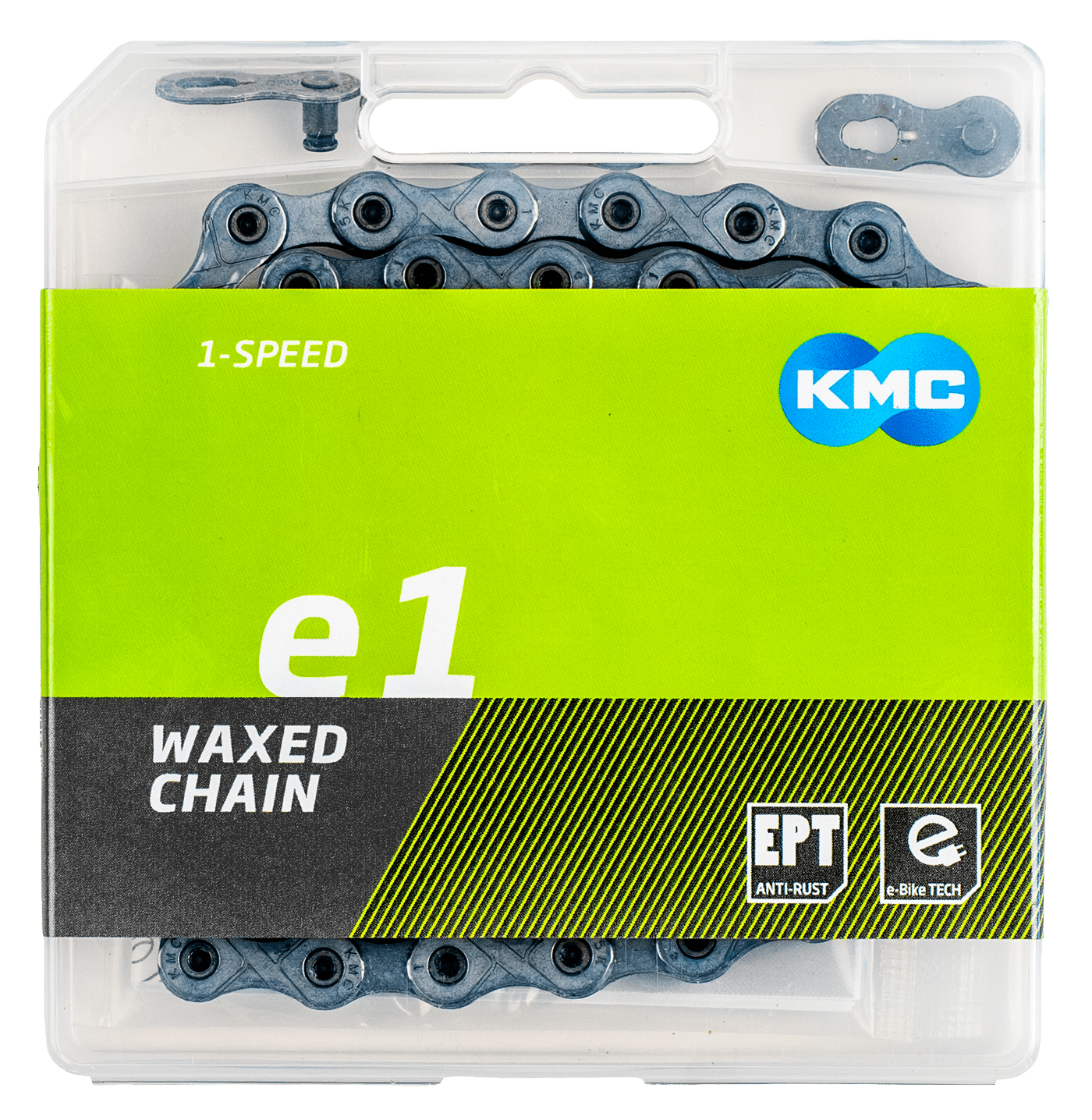 KMC Cykelkedja e1 EPT WAXED Long