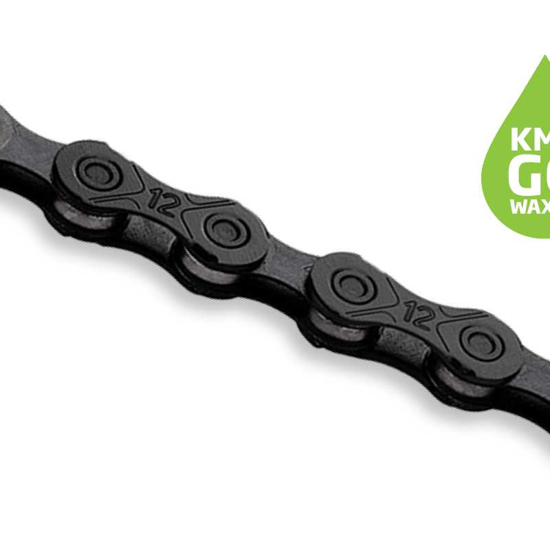 KMC Cykelkedja X12 waxed Black tech Shimano - Bild 3
