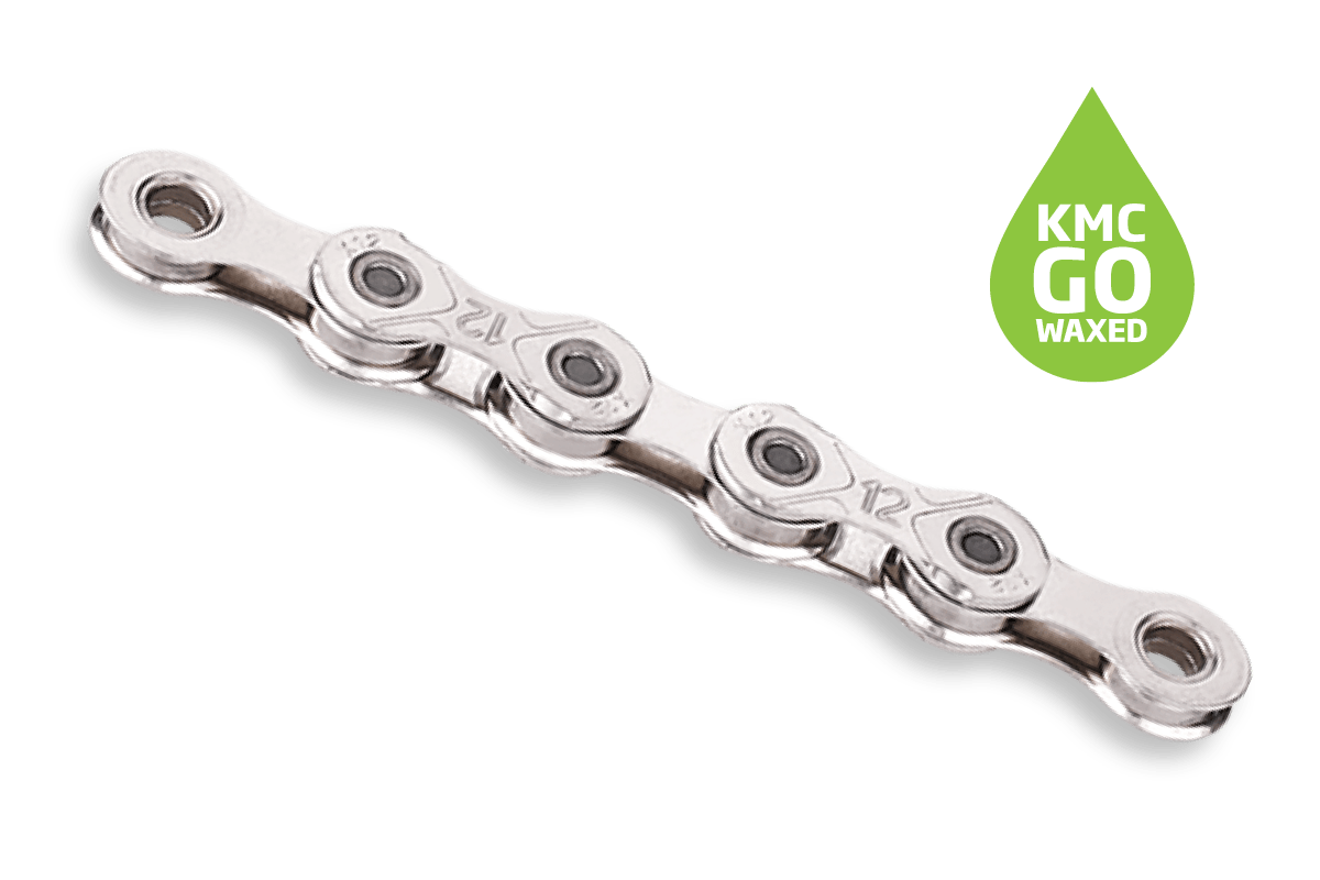KMC Cykelkedja X12 waxed Silver shimano - Bild 3