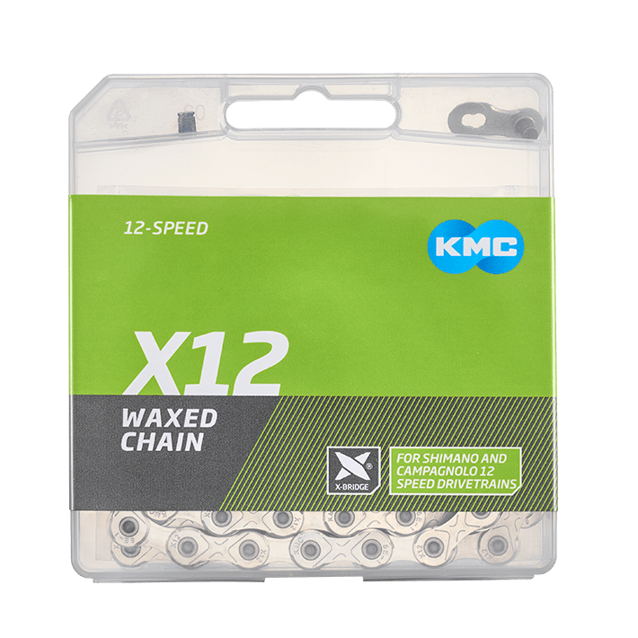 KMC Cykelkedja X12 waxed Silver shimano